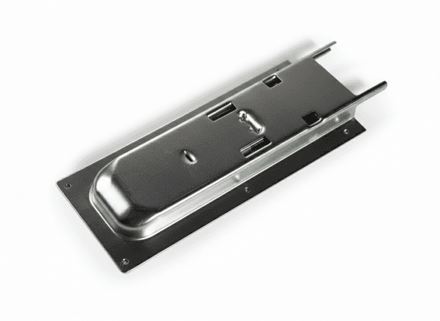 Замок врезной для тента и ворот оцинкованный